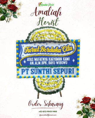 Papan Bunga Duka di Junti